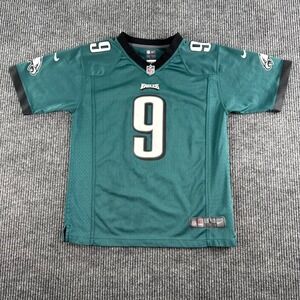Nick Foles Jersey Boys Large Green Nike NFL On Field Philadelphia Eagles